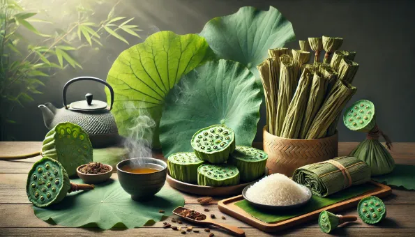 Lotus Leaf: Aromatic Wrap & Antioxidant Tea from Asia’s Sacred Plant