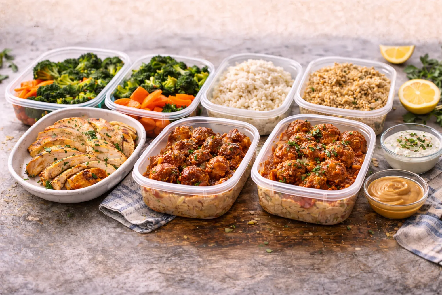 Système Meal Prep 2+2+2