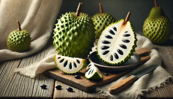 Corossol (Graviola) : crème tropicale riche en vitamine C, fibres et magnésium