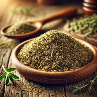 Savory (Summer & Winter): Peppery Mediterranean Herb with 29 µg Vitamin K per Teaspoon