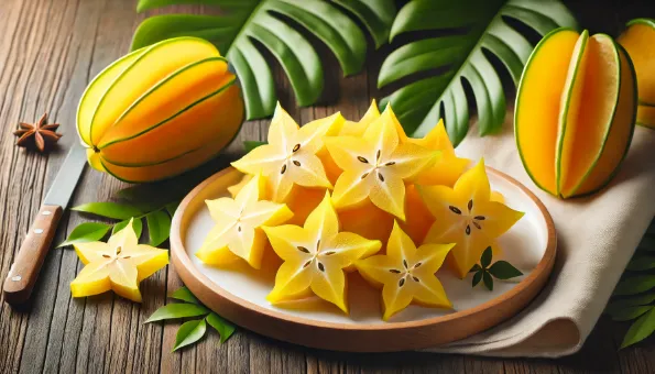 Carambola: frutto tropicale ricco di vitamina C