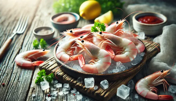 Shrimp: Lean 24 g Protein and Omega-3 in 100 Calories