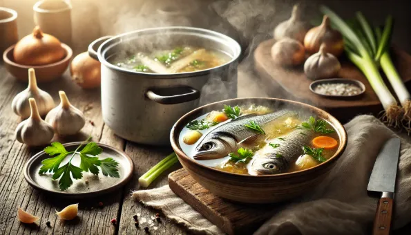 Riblji temeljac: lagana osnova bogata kolagenom i mineralima