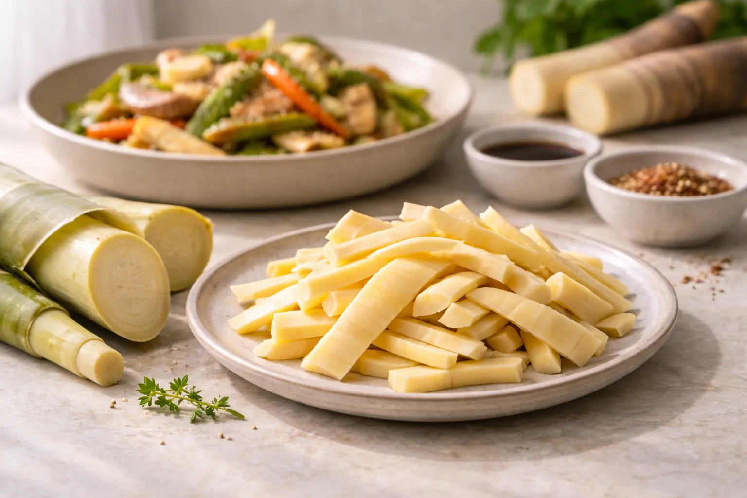 Bamboo Shoots: Crisp, Low-Calorie, Fiber-Rich Veggie