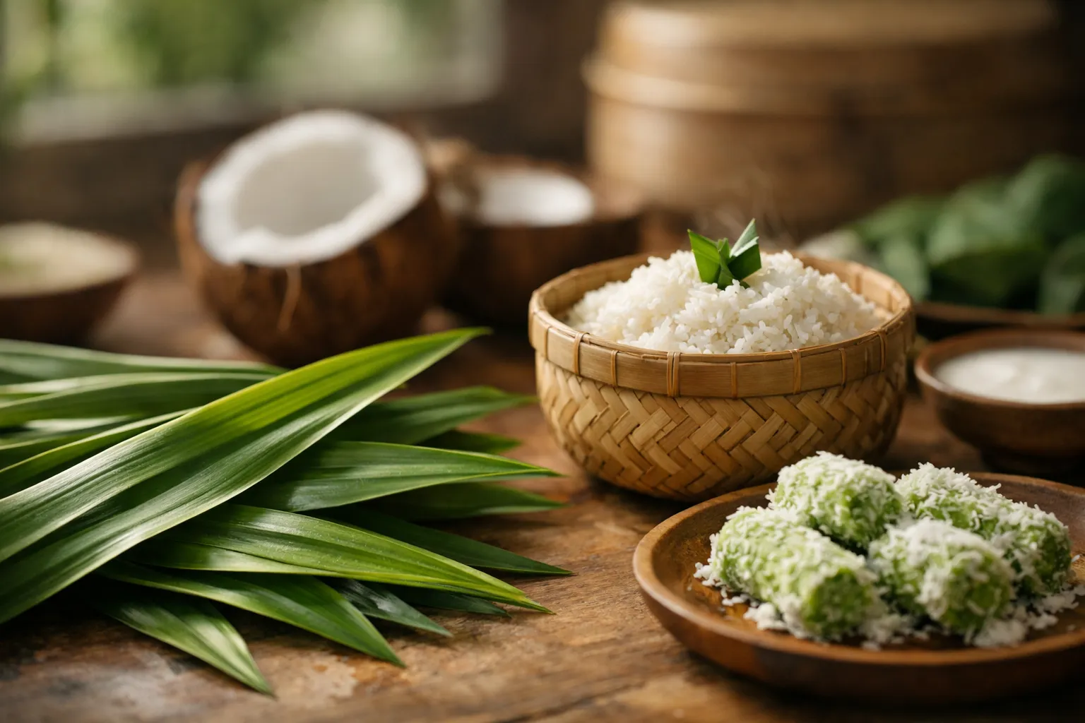 Pandan Leaves: Fragrant Tropical Blade Herb Adding Vanilla–Almond–Jasmine Aroma With Minimal Calories