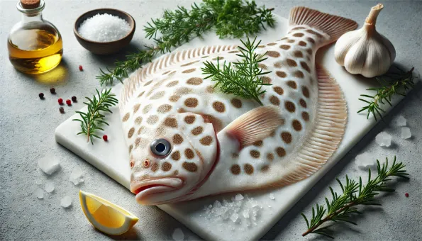 Turbot : poisson blanc raffiné riche en oméga-3