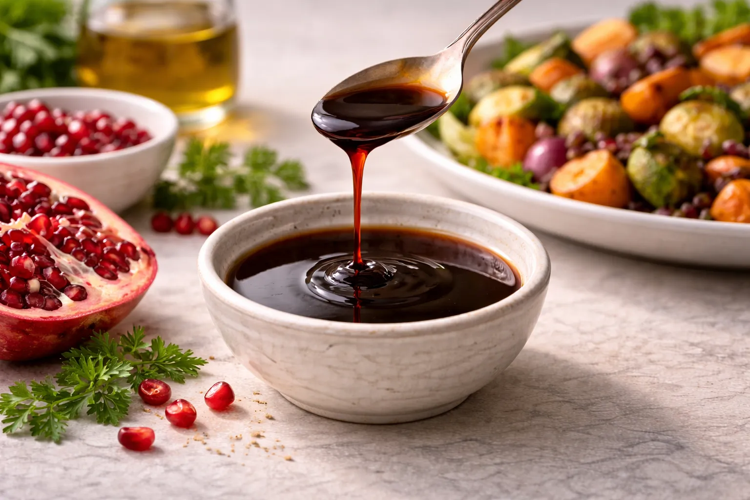 Pomegranate Molasses: Tangy, Sweet, Antioxidant-Rich