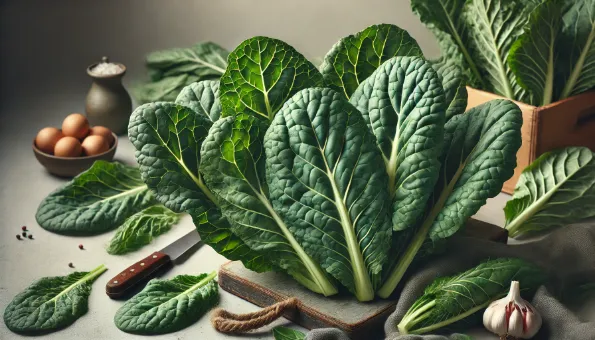Chou cavalier (Collard Greens) : riche en fibres et calcium