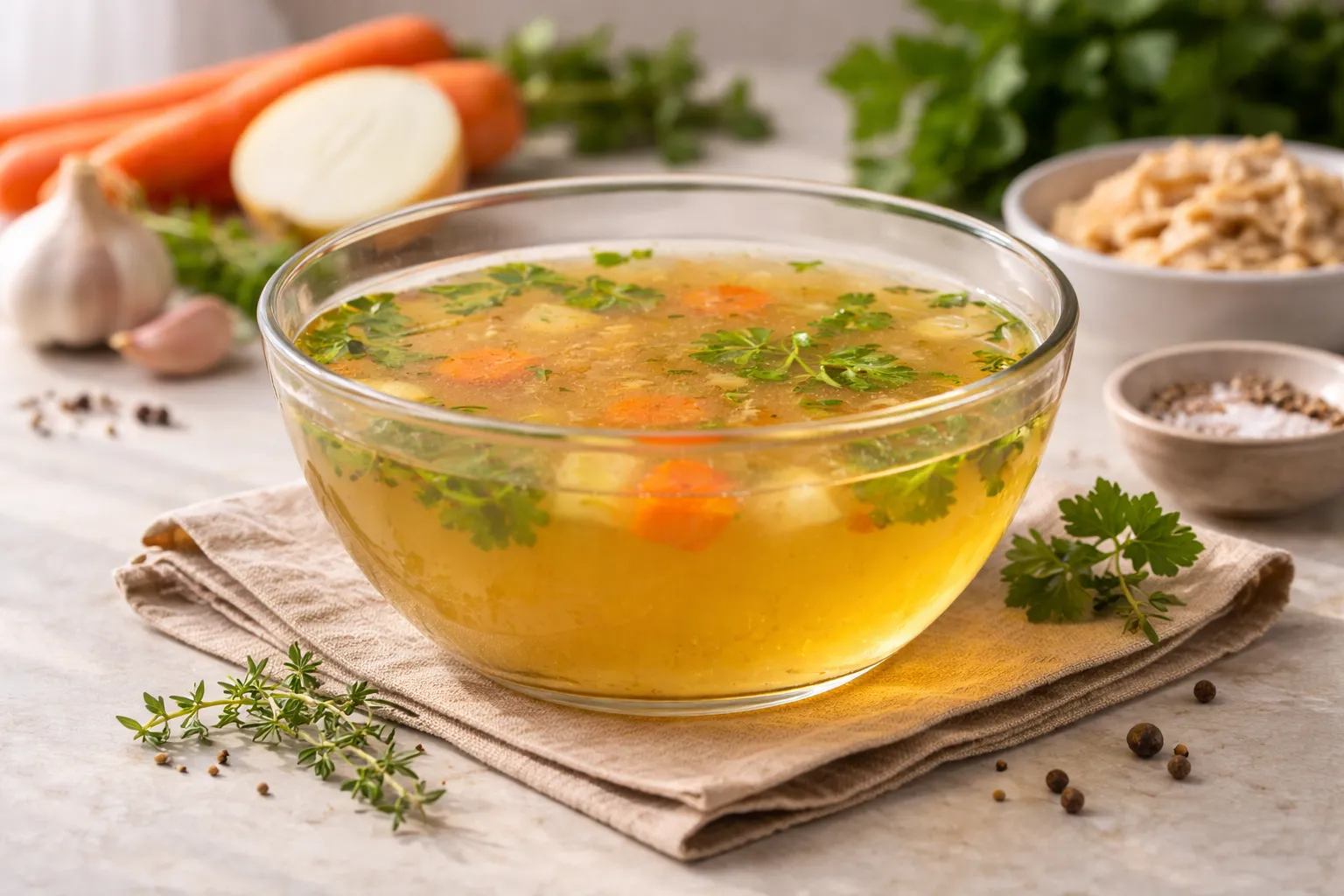 Chicken Broth: Comforting, Nourishing Base for Soups and Meals