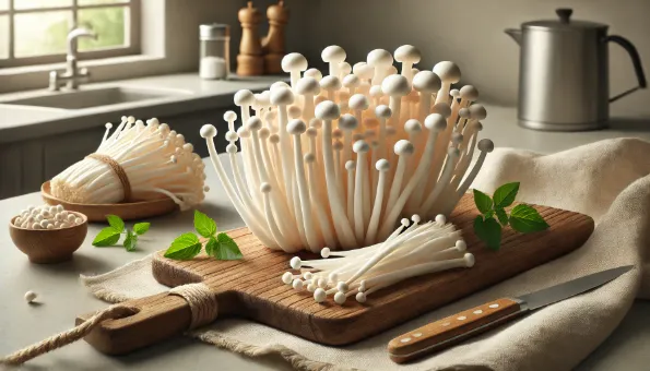 Enoki gljive: Niskokalorične, bogate vlaknima i vitaminima B