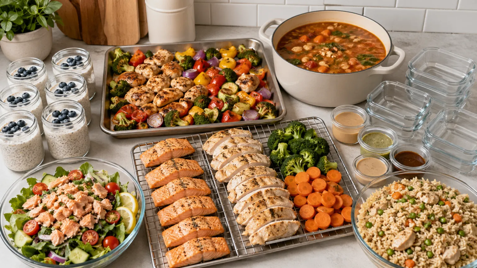 High protein meal prep