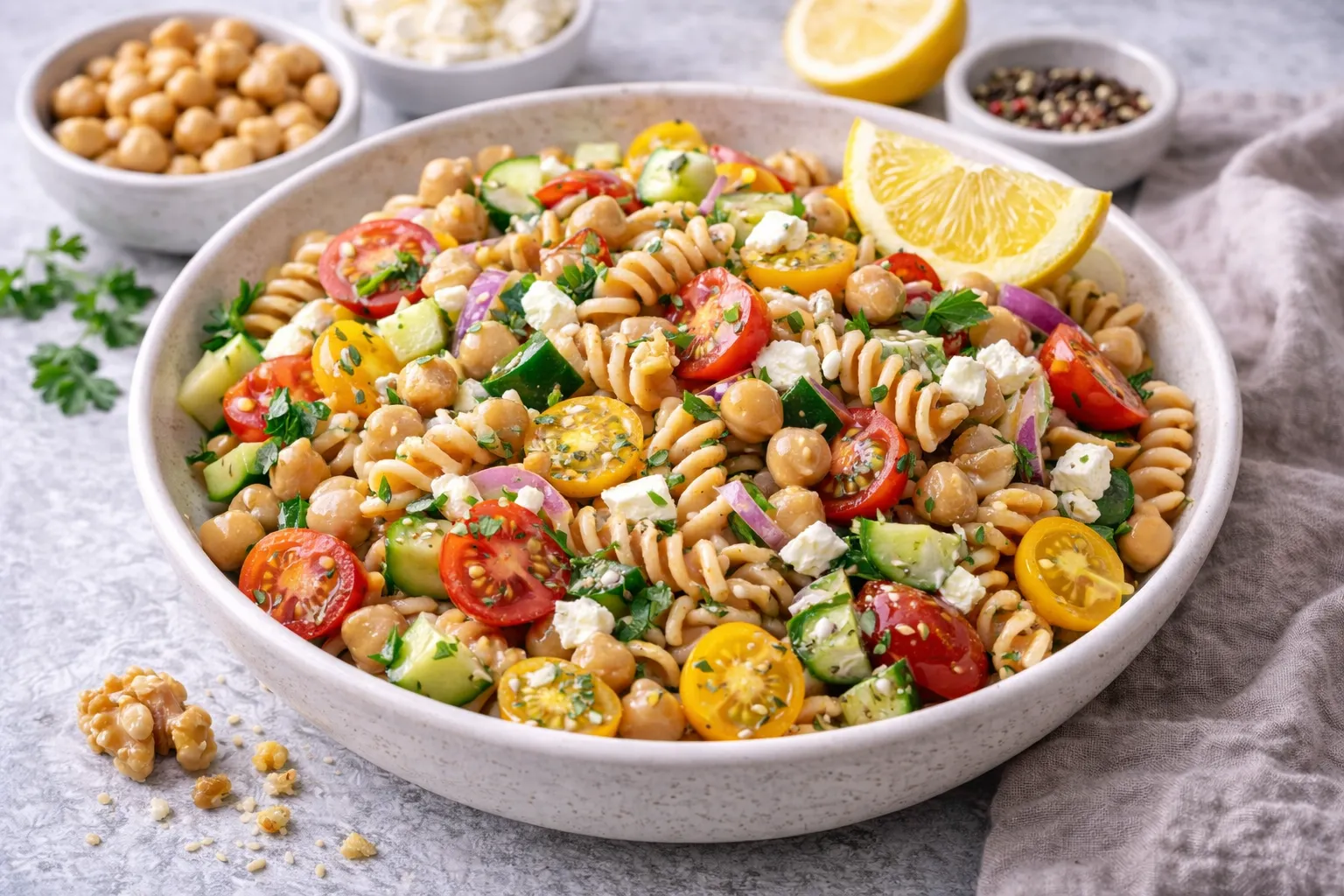 Quinoa bowl sa pečenim povrćem i limunom (meal prep ručak)