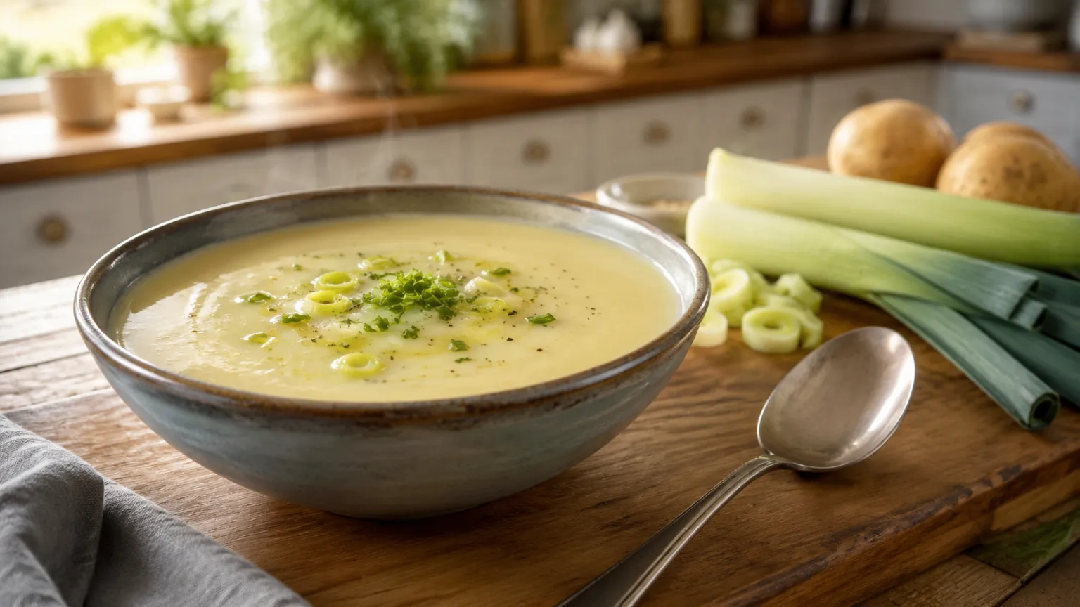Creamy Potato Leek Soup