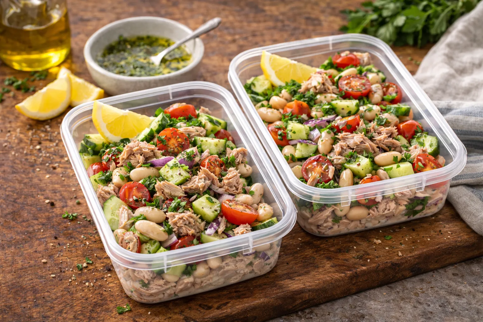 Tuna and White Bean Salad (High Protein, 10 Minutes)