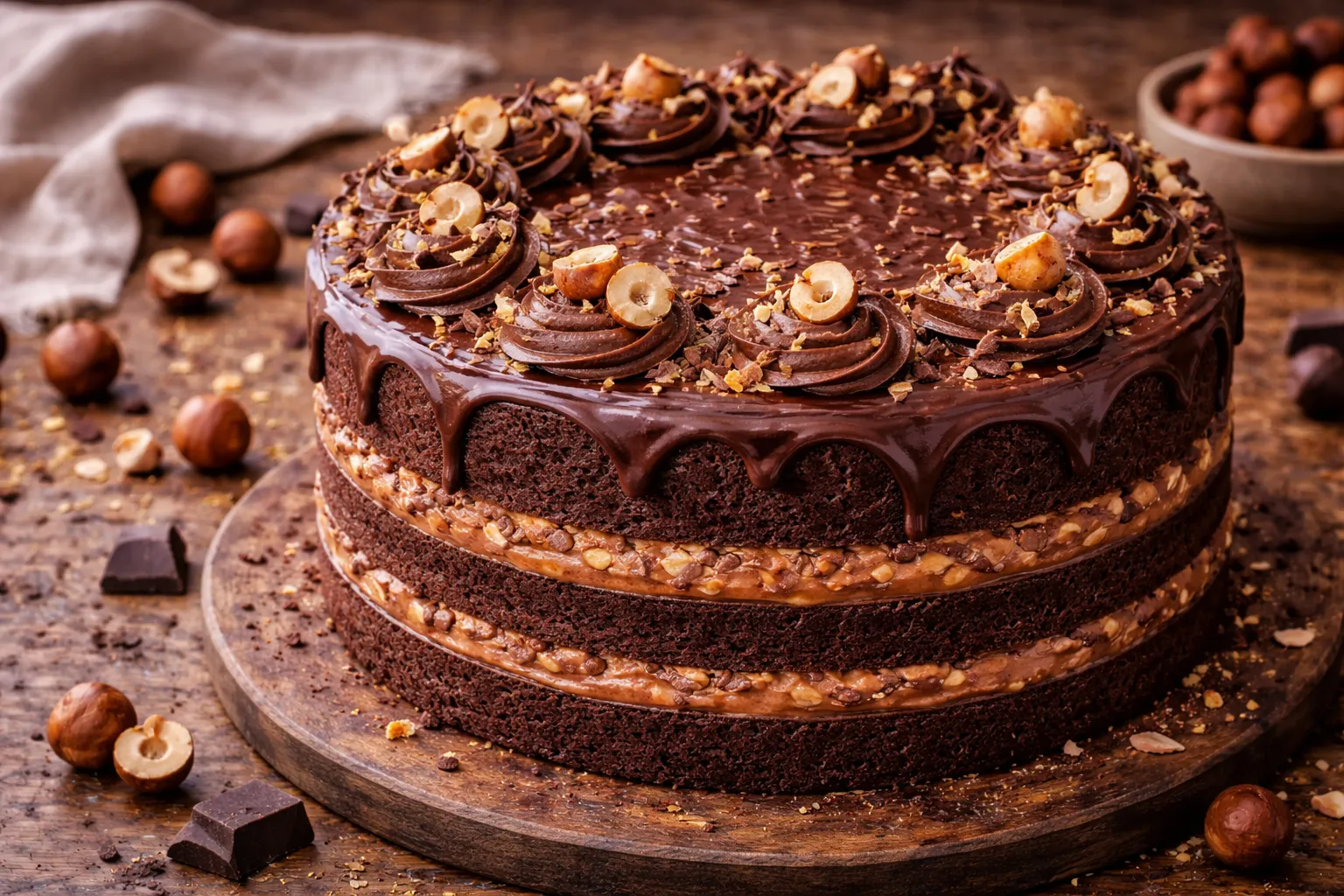 Chocolate Hazelnut Cake