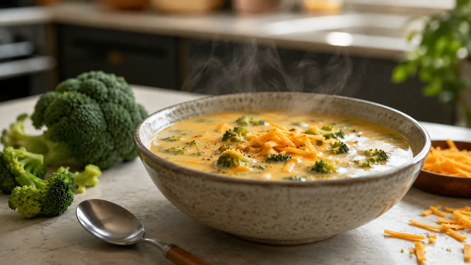 Cheesy Broccoli Soup