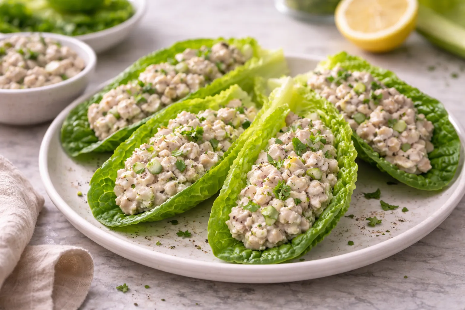 Tuna lettuce wraps (brz i lagan ručak, 10 min, low-carb)