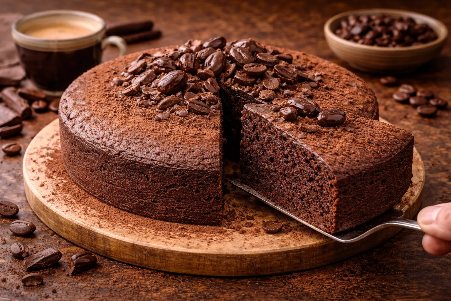 Mocha Chocolate Cake