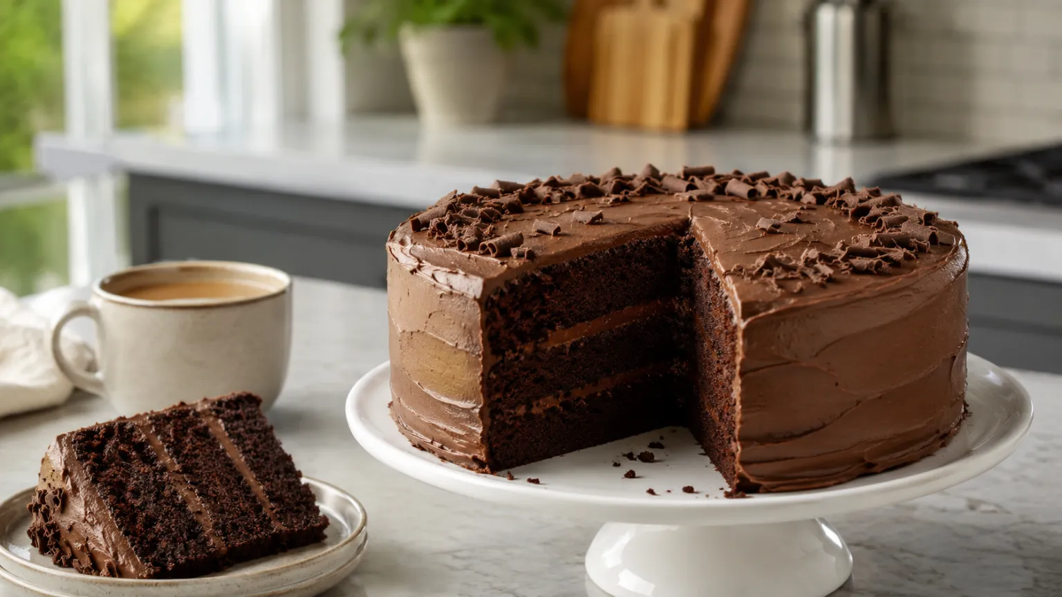 Mocha Chocolate Cake