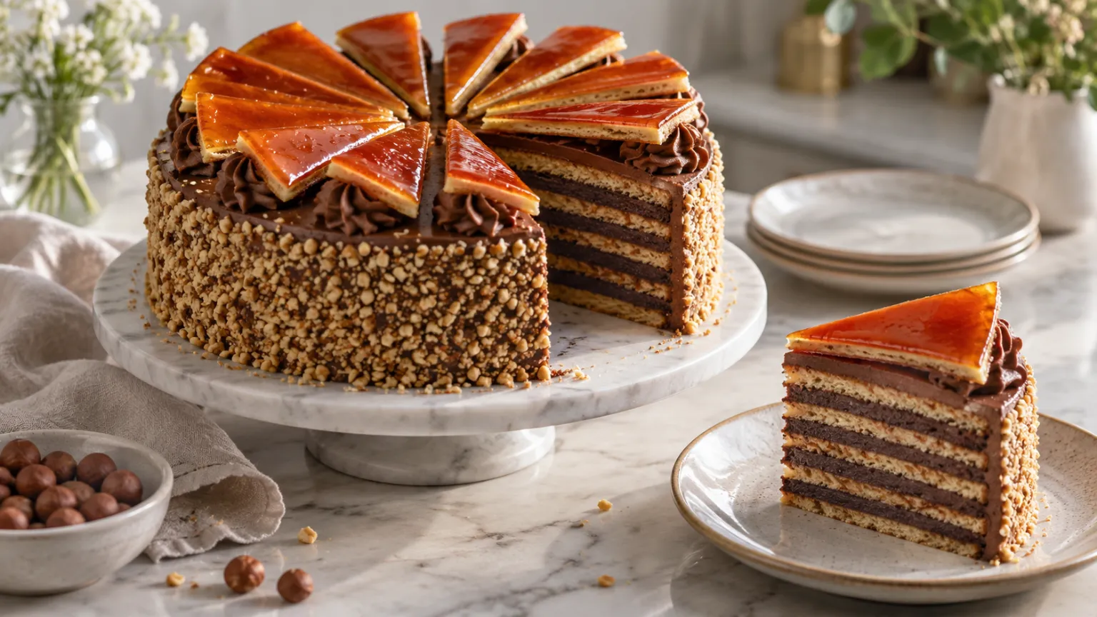 Dobos Torte Recipe – Traditional Layer Cake