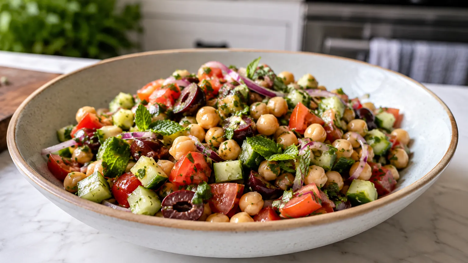 Mediterranean Chickpea Salad