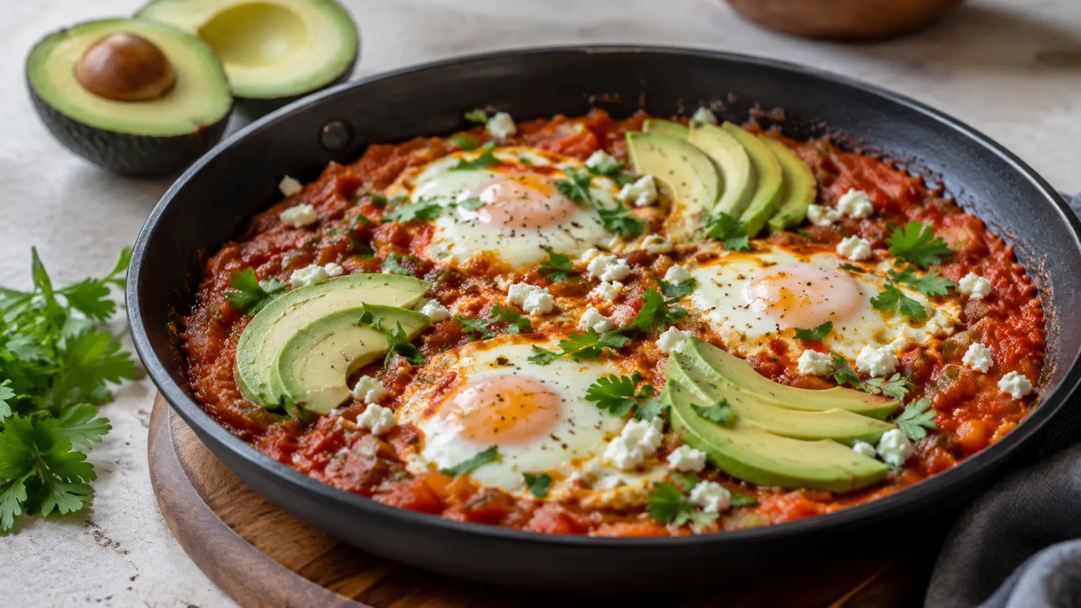 Keto Shakshuka with Avocado
