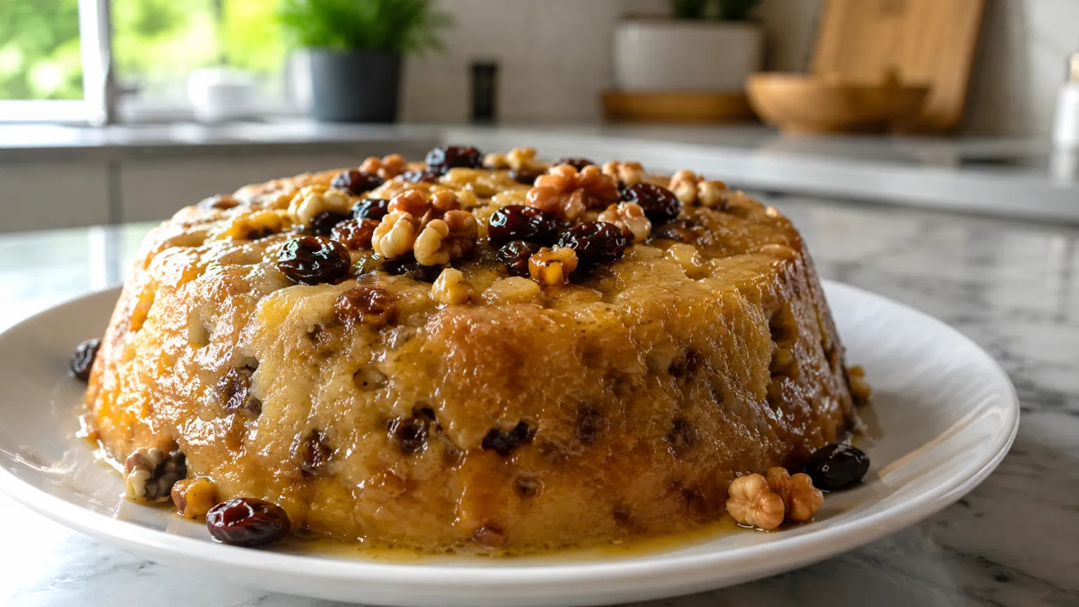 Honey Raisin Pudding