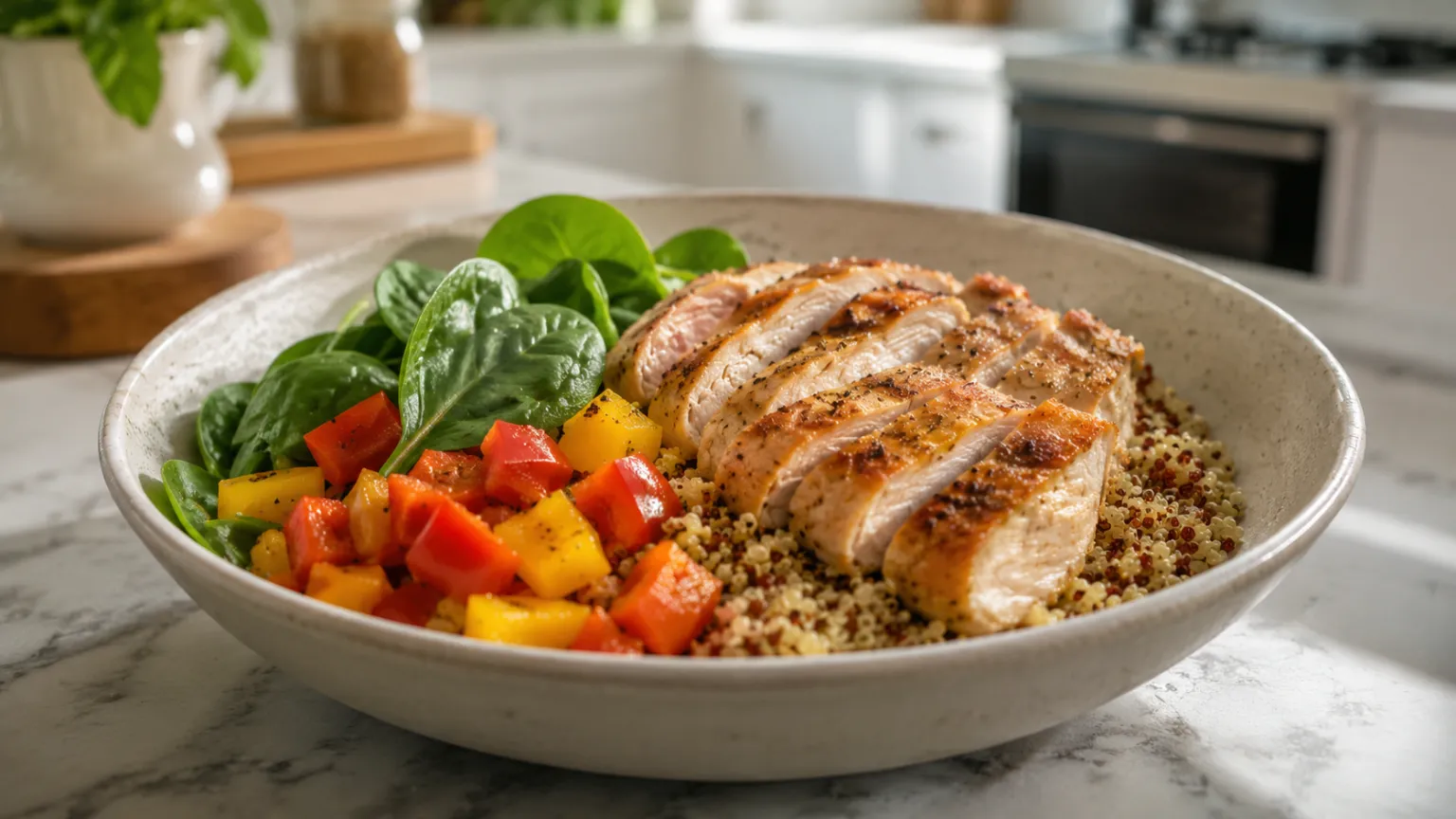 Chicken & Quinoa Power Bowl (Post-Workout, 30 Minutes)