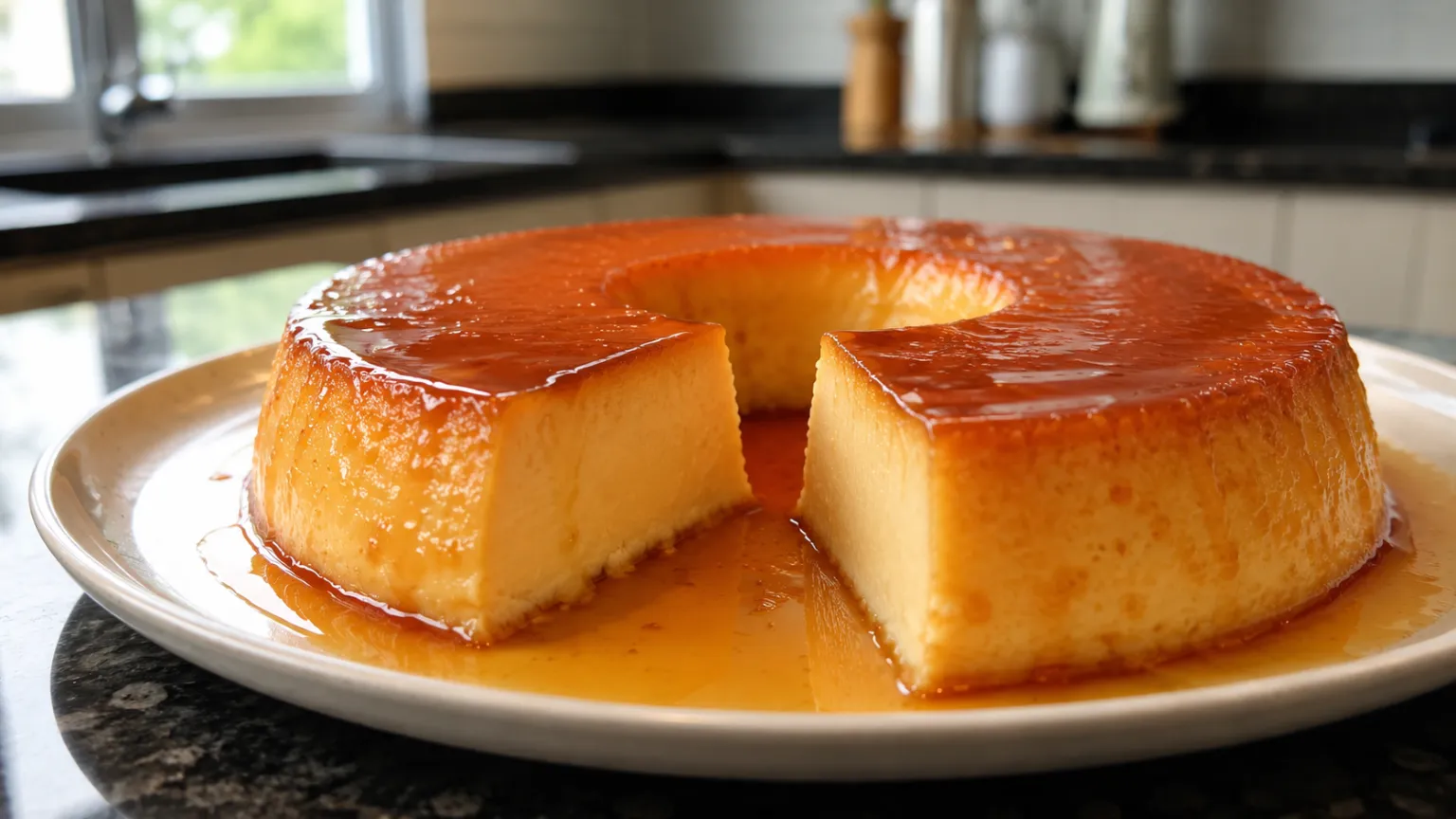 Brazilian Condensed Milk Pudding (Pudim de Leite Condensado)