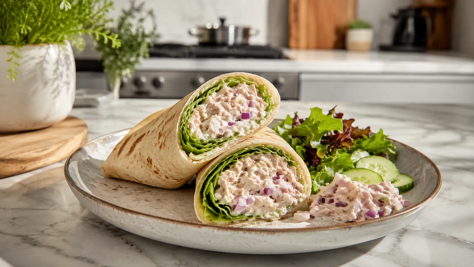 Tuna Greek Yogurt Wrap (No-Cook, High Protein, 10 Minutes)