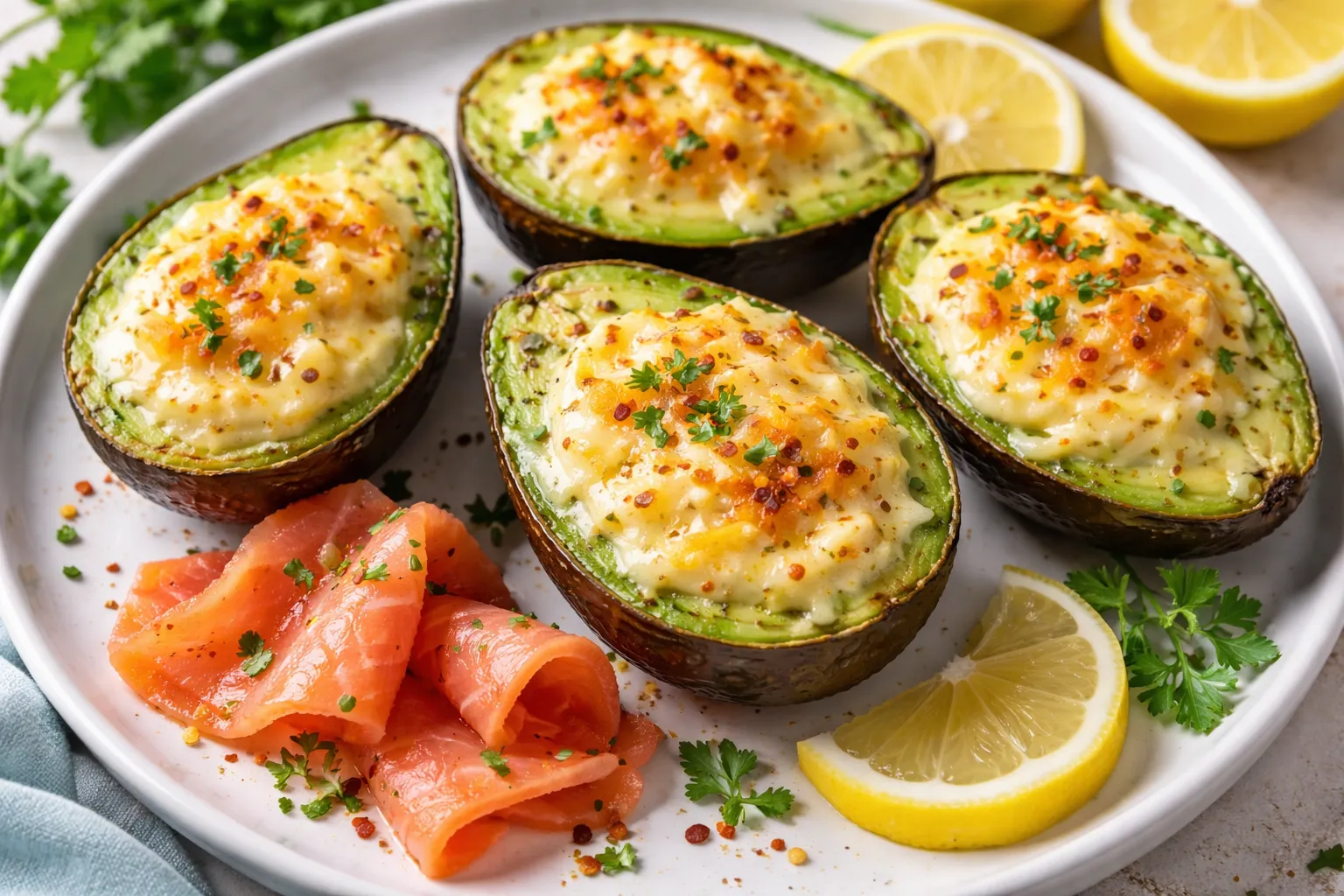 Keto Avocado Stuffed with Cheese