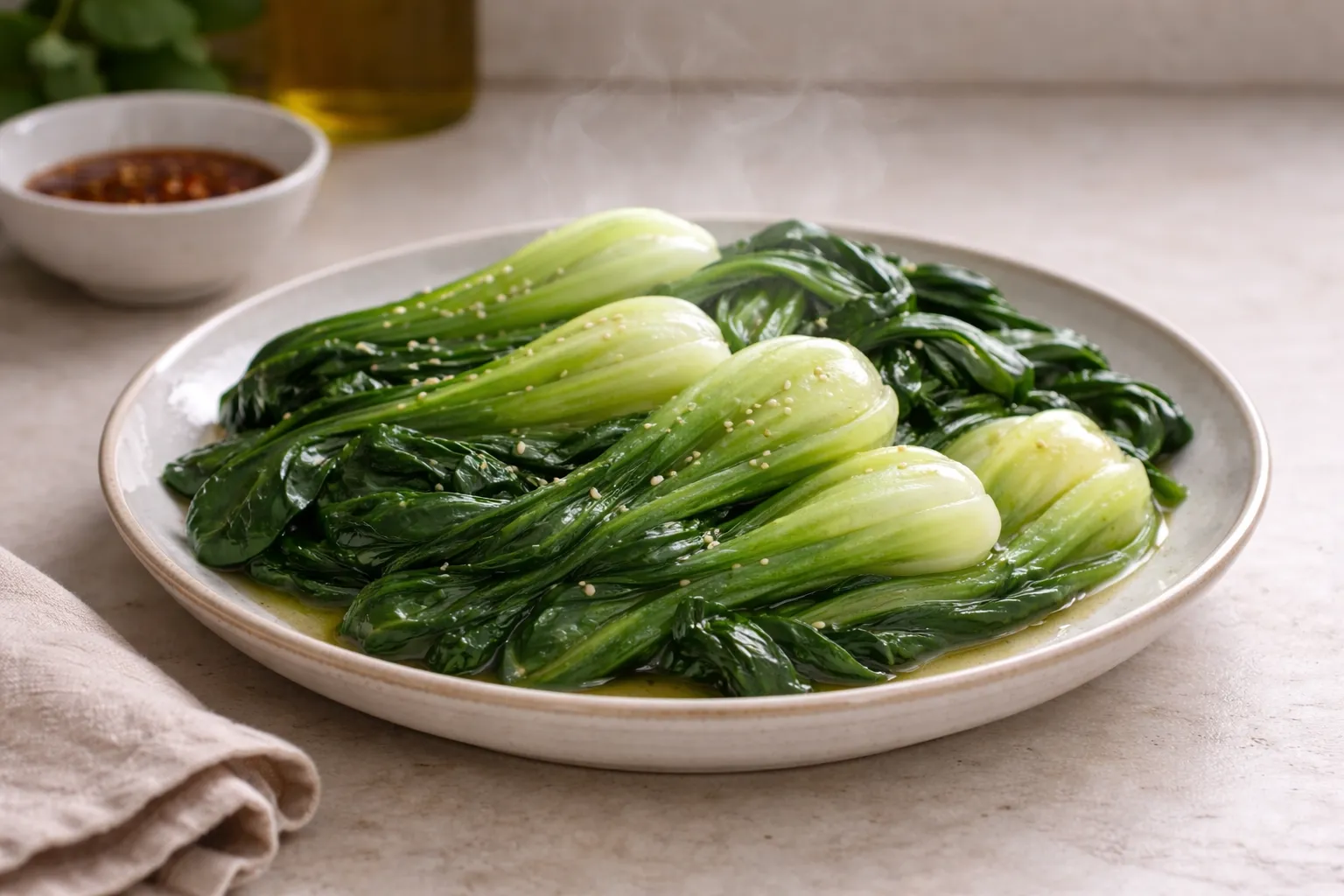Bok choy na pari
