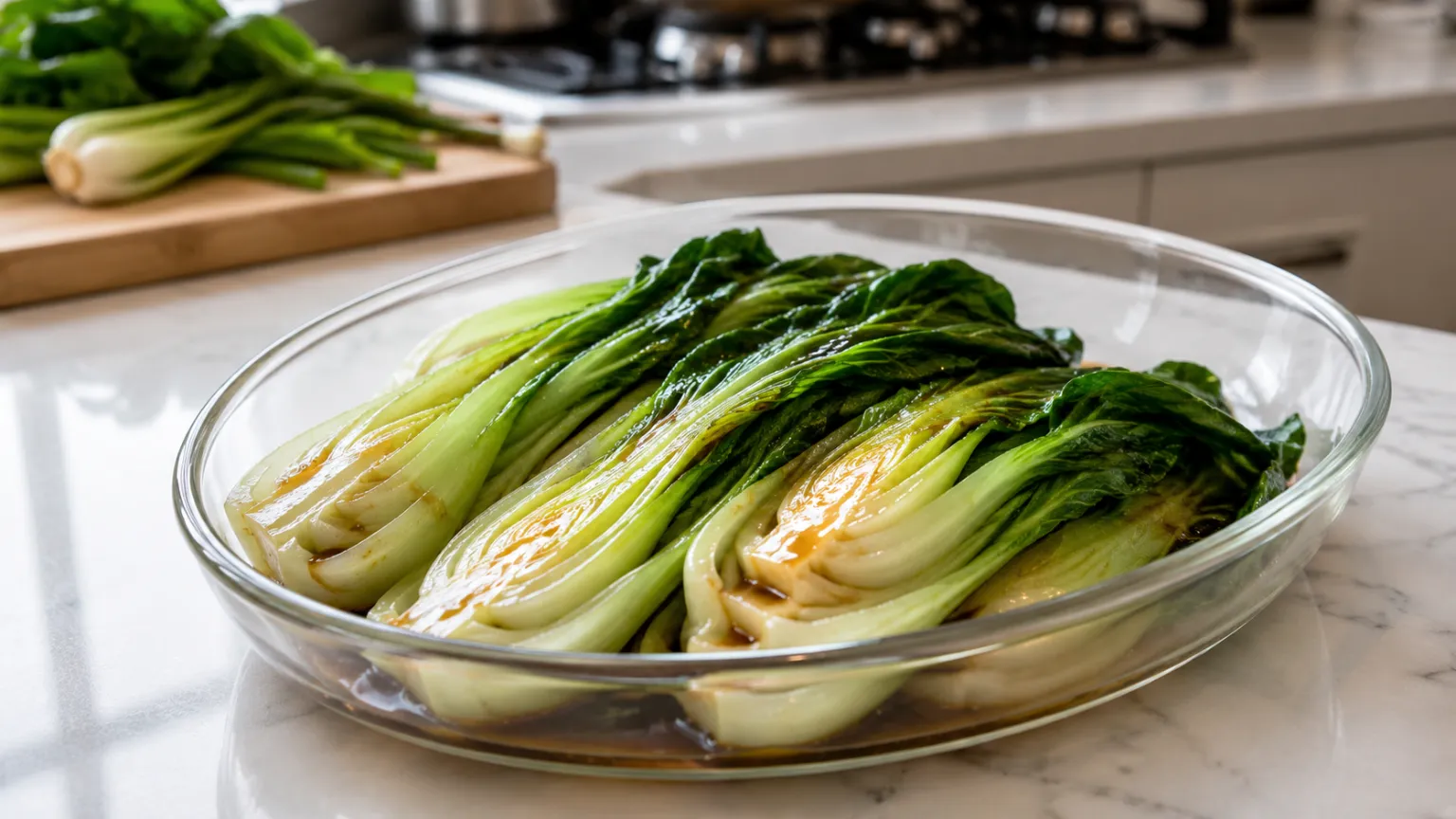 Steamed Bok Choy