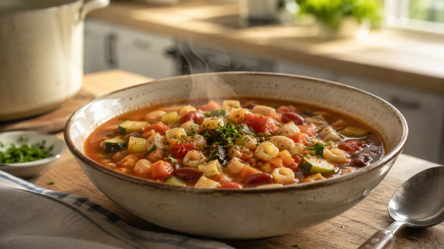 Vegetarische Minestrone
