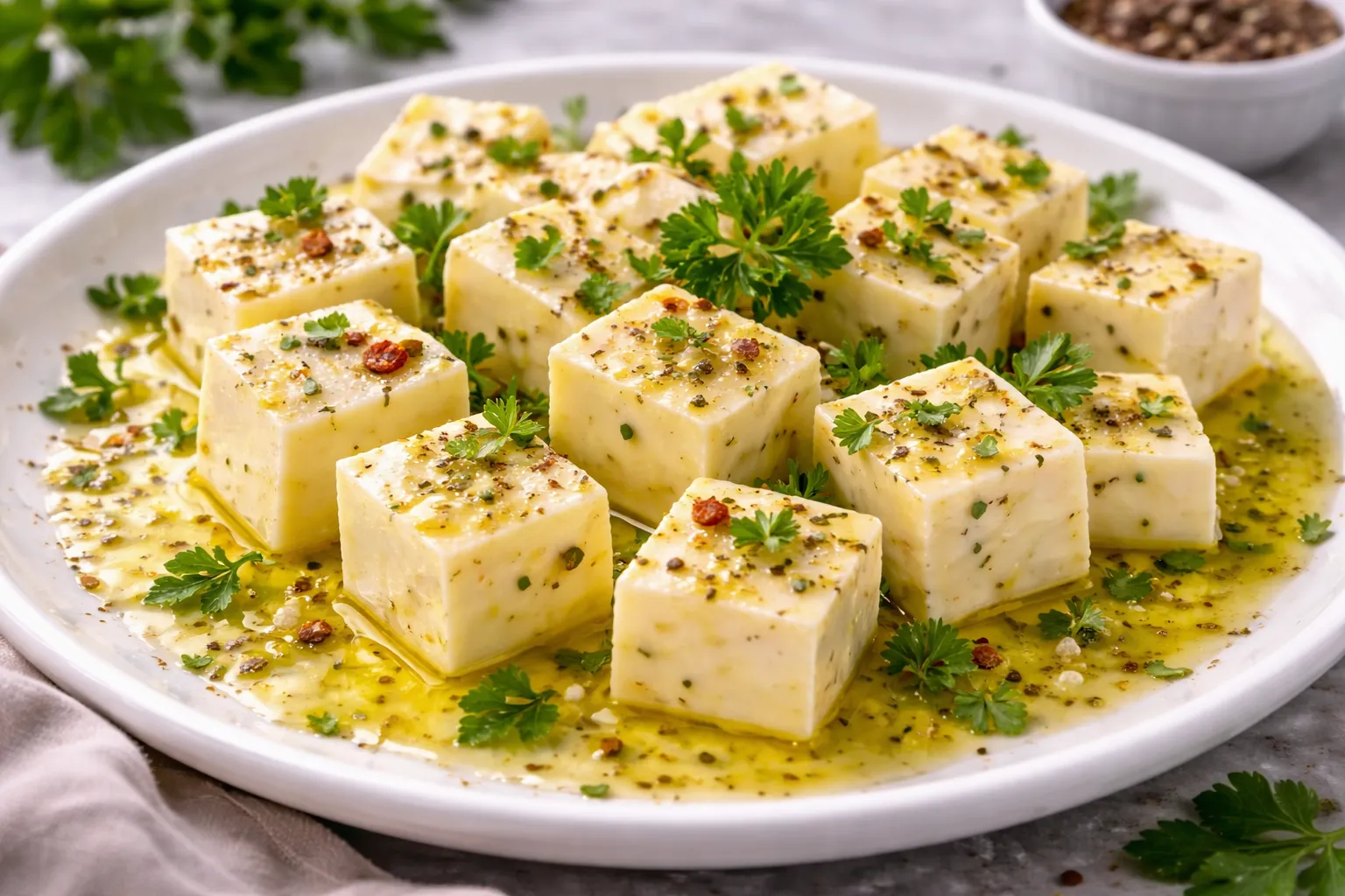 Keto sir s maslinovim uljem (mini meze)
