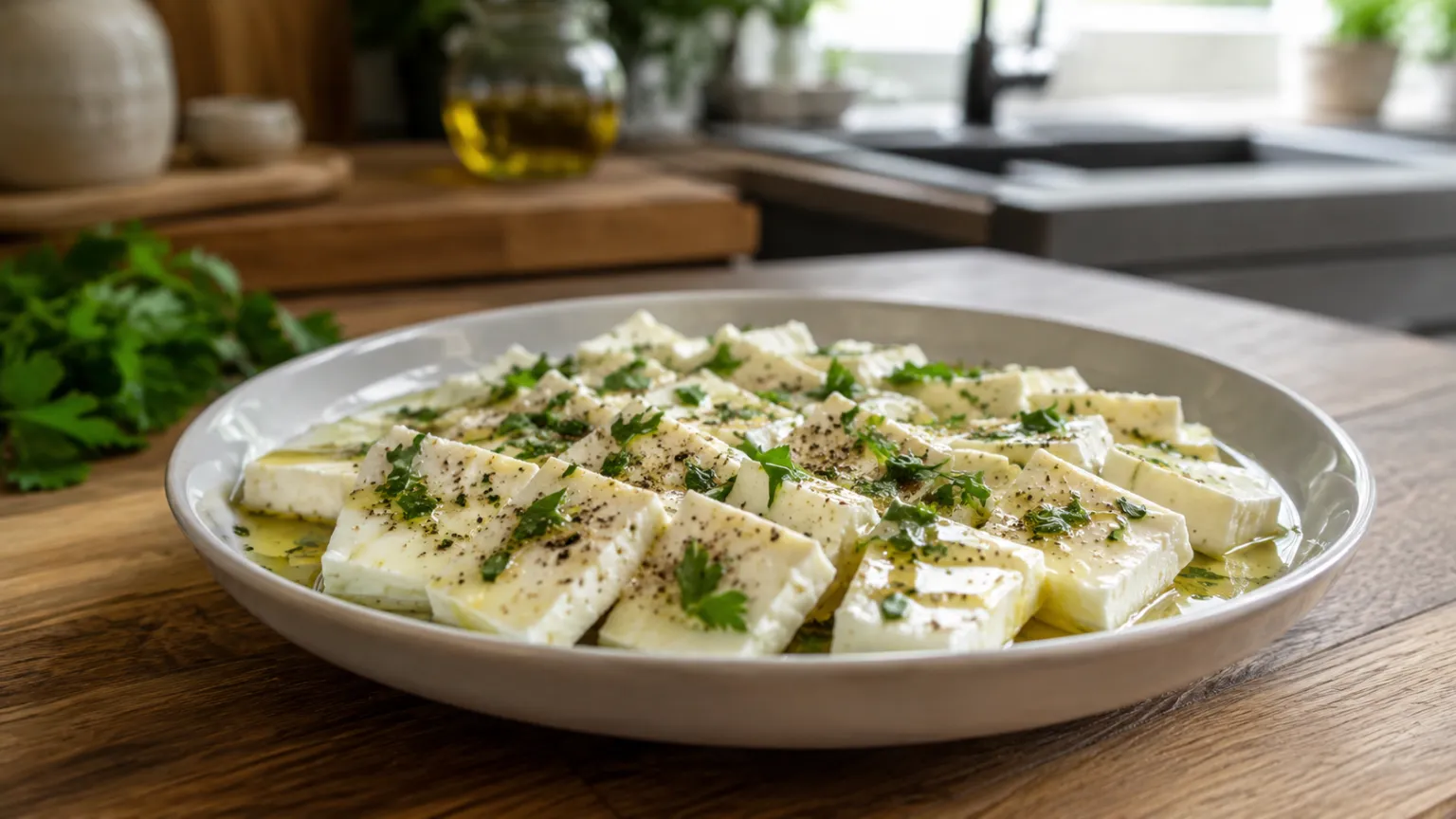 Keto Cheese with Olive Oil (Mini Meze)