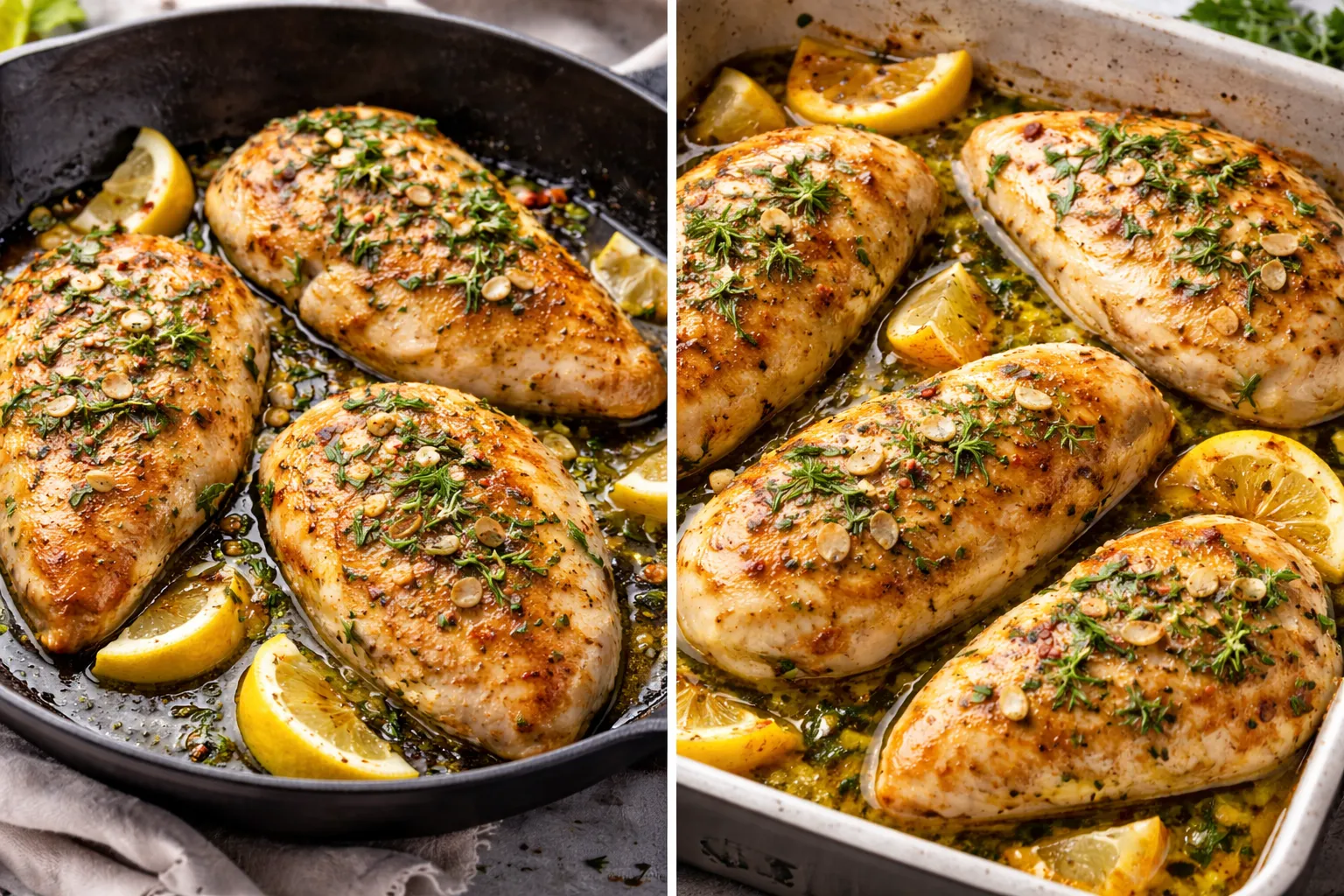 Keto Chicken in Olive Oil (Pan or Oven Method)