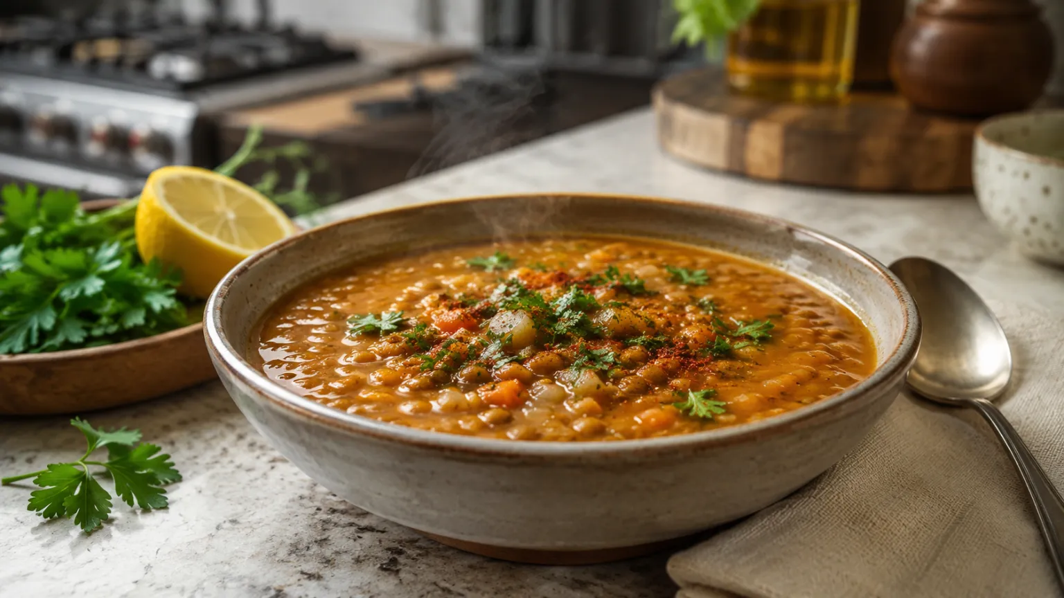 Middle Eastern Lentil Soup