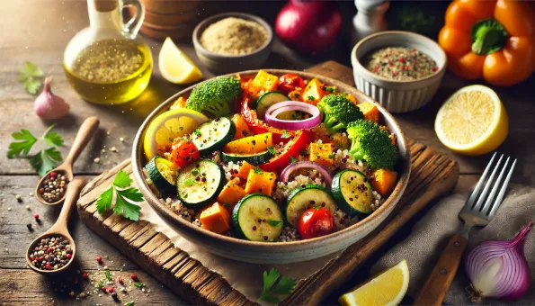 Pečena zdjela s quinoom i povrćem