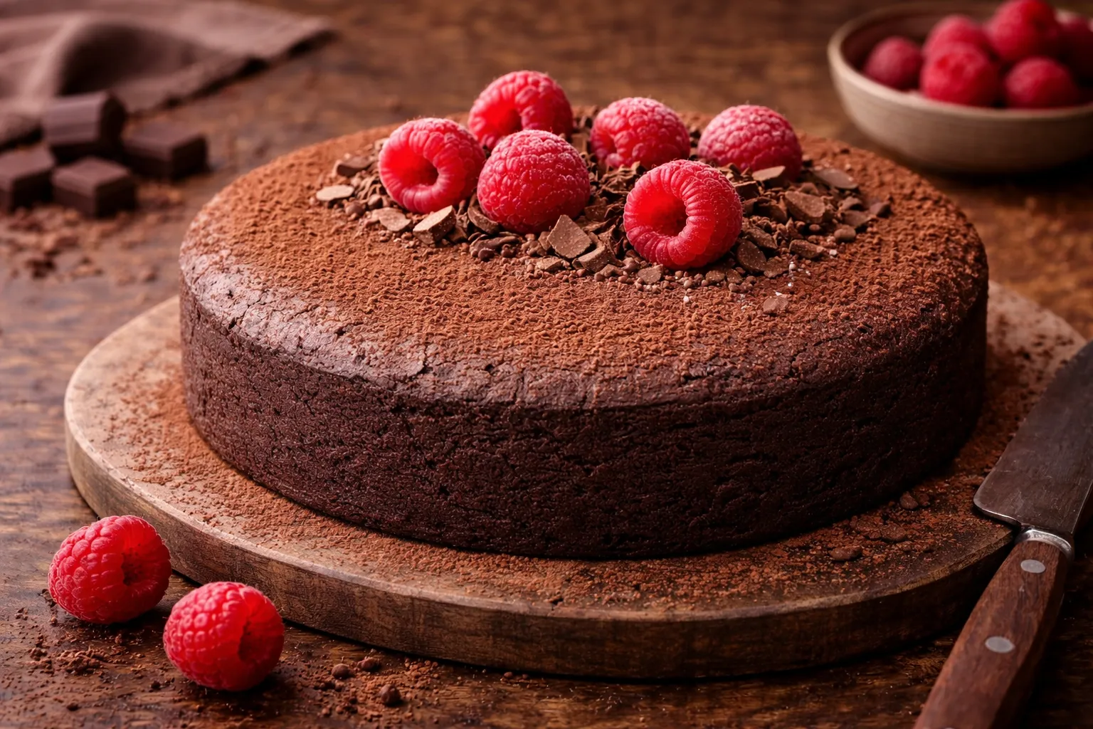 Eggless Chocolate Cake