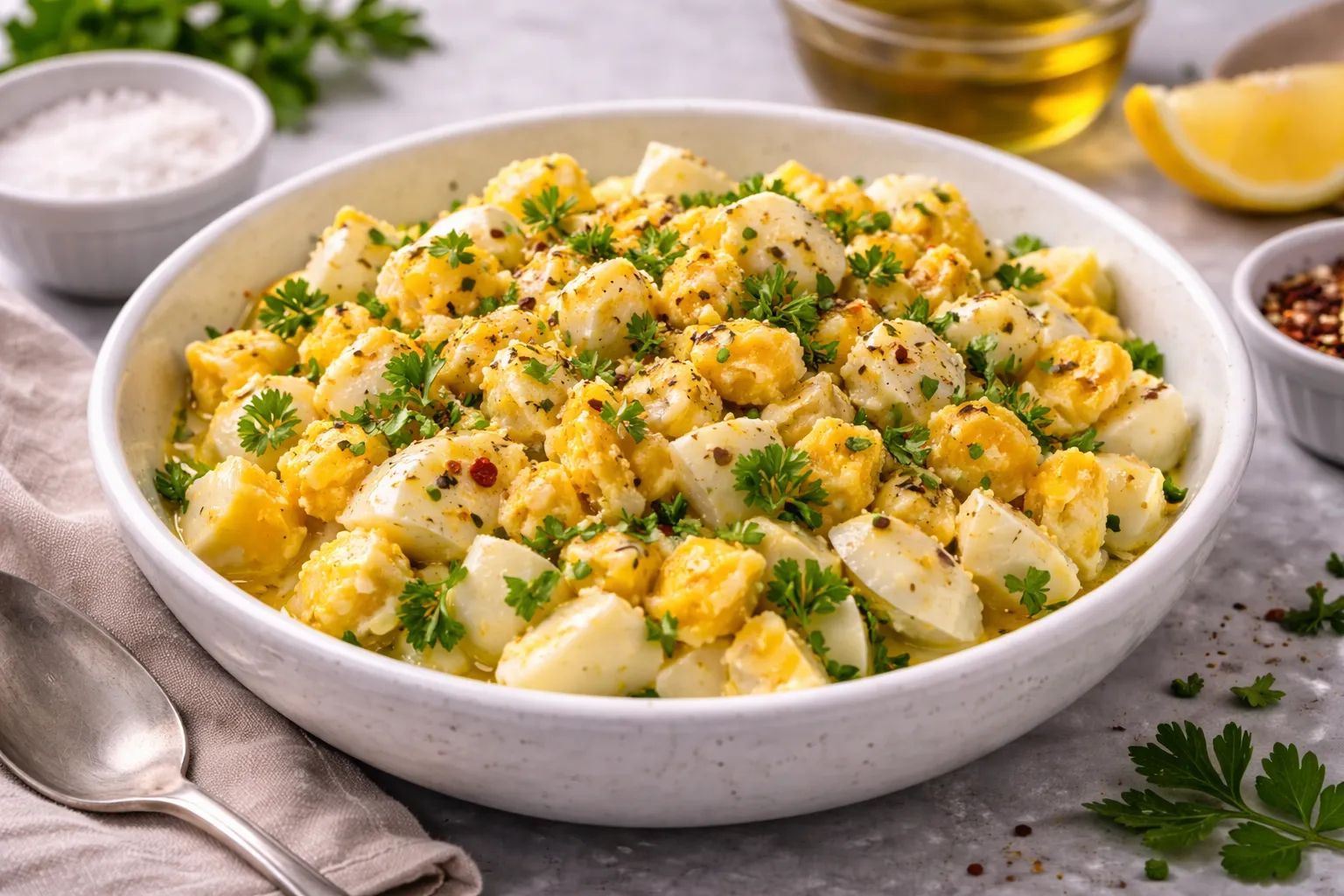 Keto salata od jaja i maslinovog ulja
