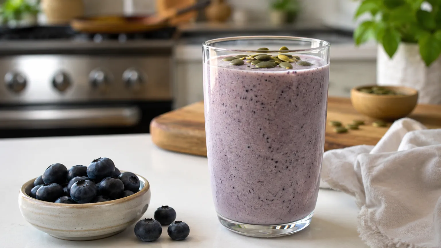 Creamy Protein Smoothie (No Powder, Yogurt + Tahini)