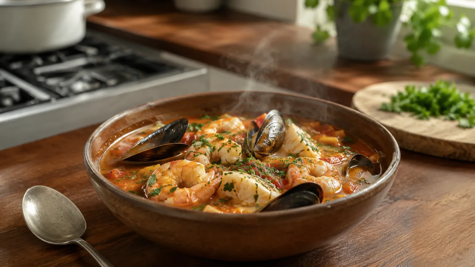 Spanish Seafood Soup