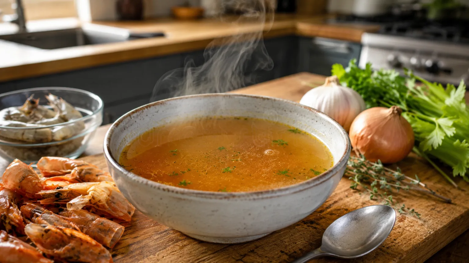 Homemade Shrimp Stock