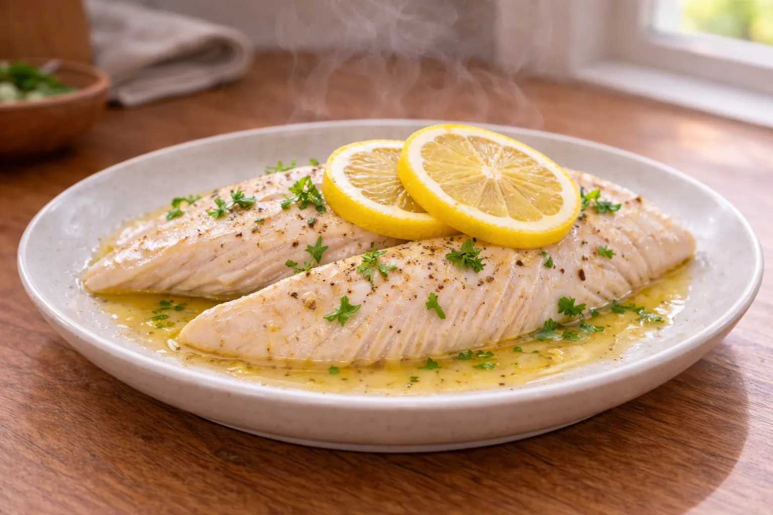 Tilapija na pari s limunom