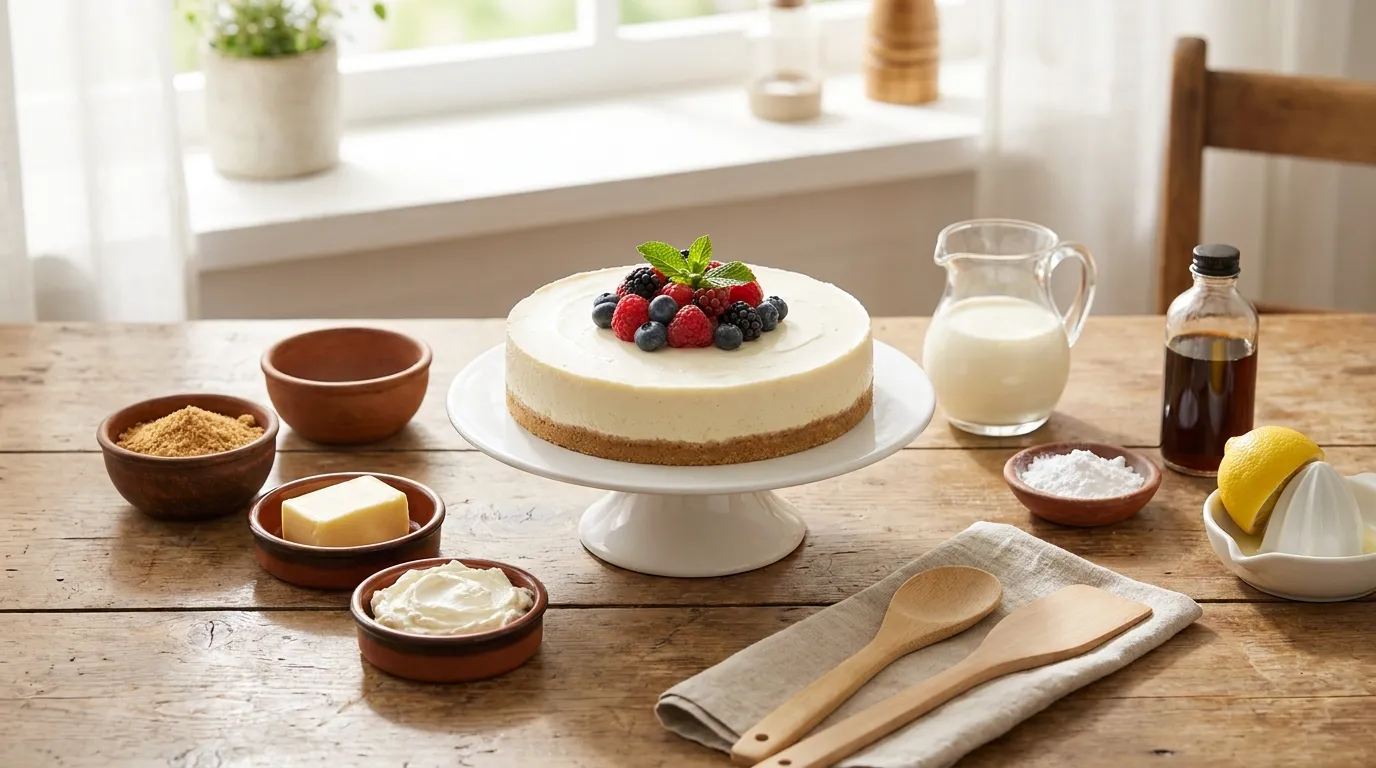 Classic No-Bake Cheesecake Recipe – Easy Homemade Method