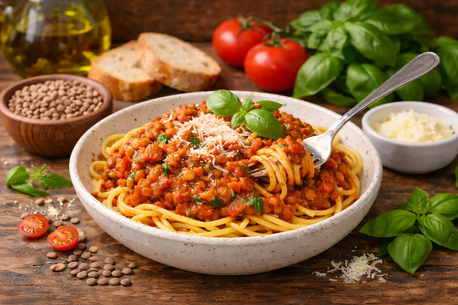 Vegetarian Lentil Bolognese