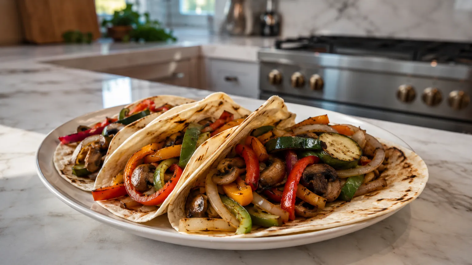 Vegetarian Veggie Fajitas