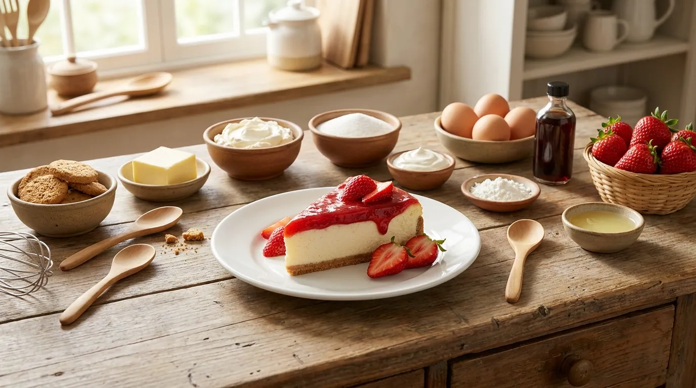 Strawberry Cheesecake Recipe – Easy Homemade Method