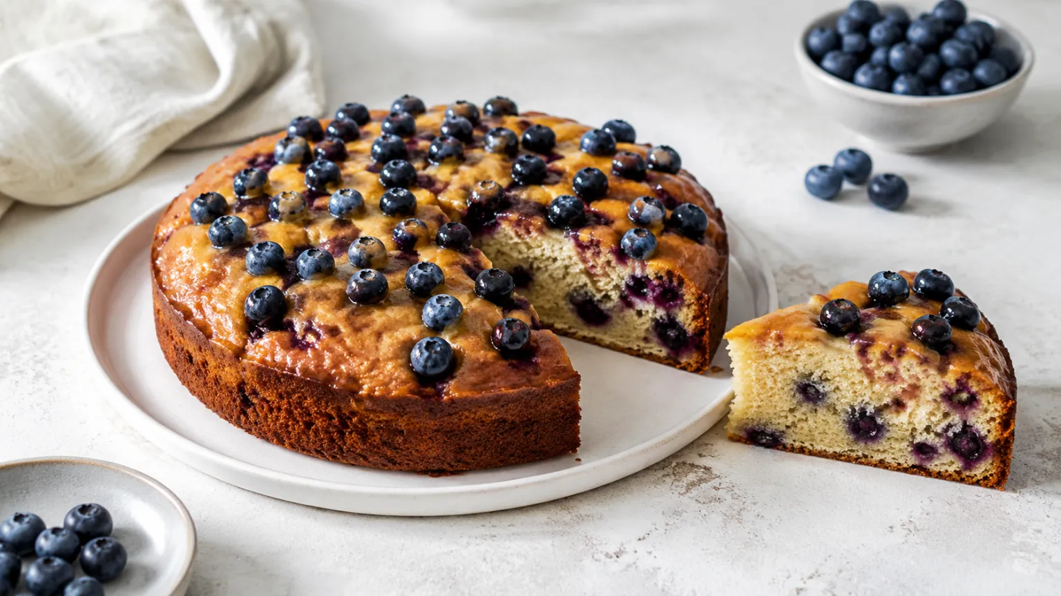 Gluten-Free Blueberry Cake Recipe – Healthy and Easy